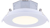 Canarm DL-4-9RR-WH-C-4 Recessed Downlight, 120 V, LED Lamp, White